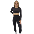 LONG SLEEVE CONTOUR CROP