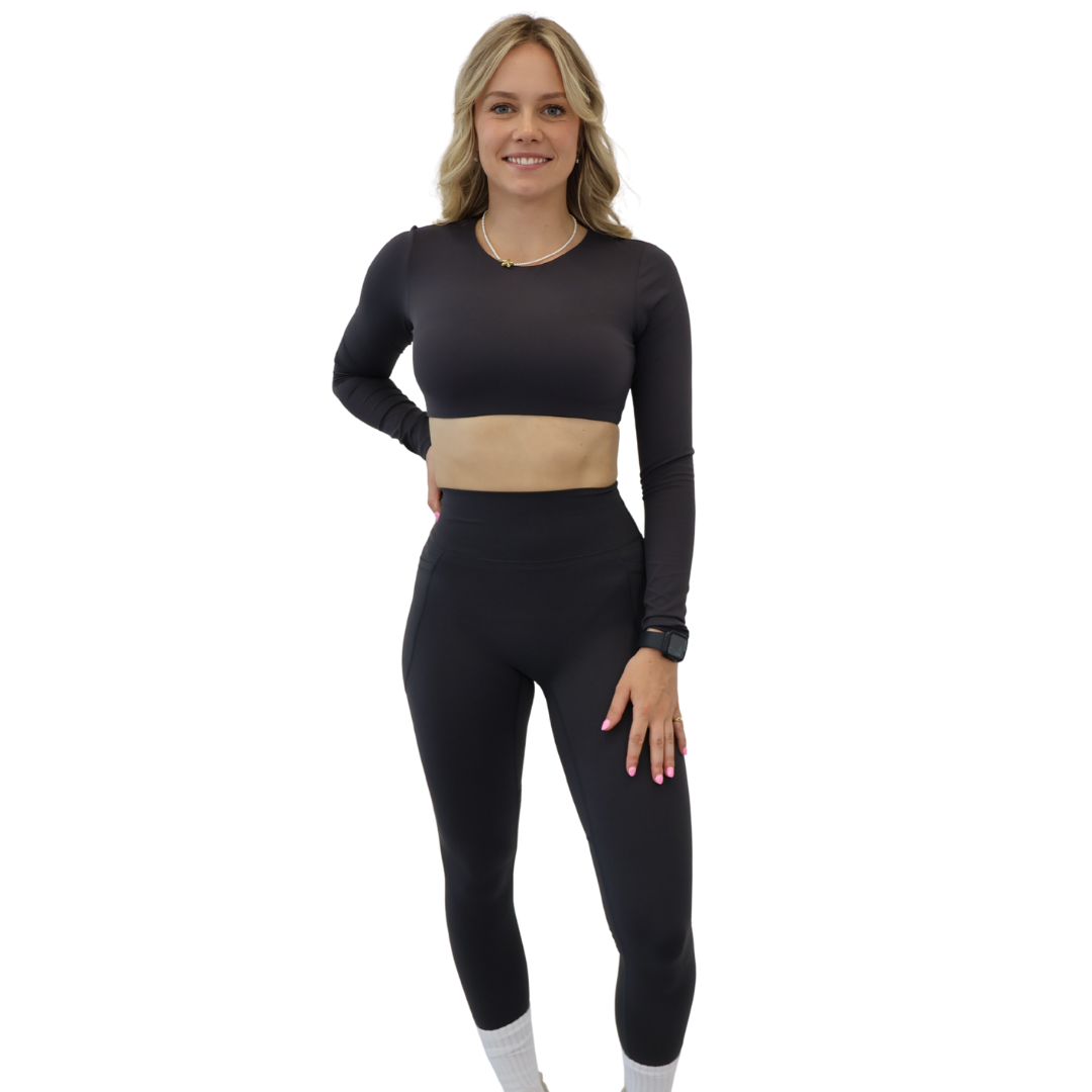 LONG SLEEVE CONTOUR CROP