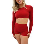 LONG SLEEVE CONTOUR CROP