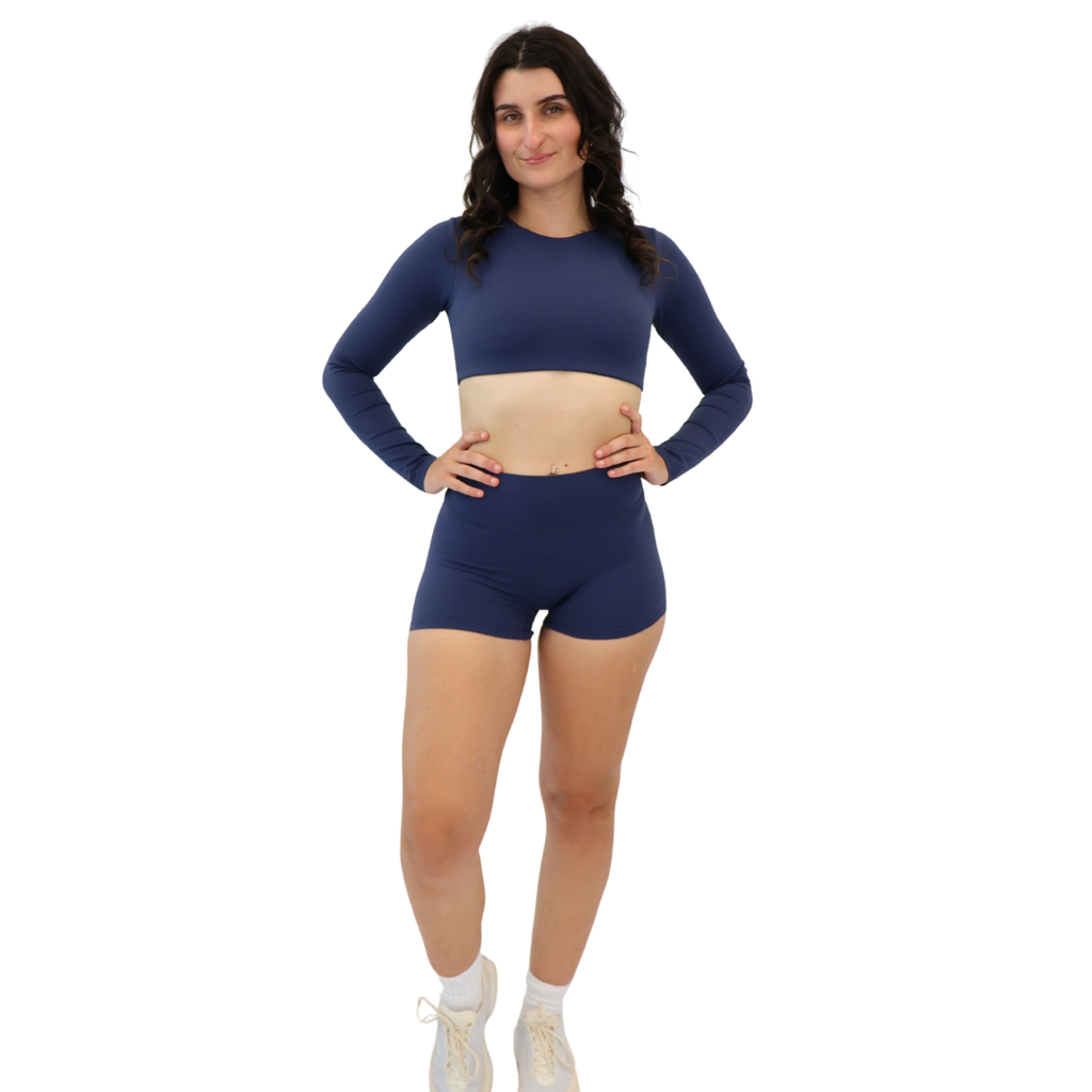LONG SLEEVE CONTOUR CROP