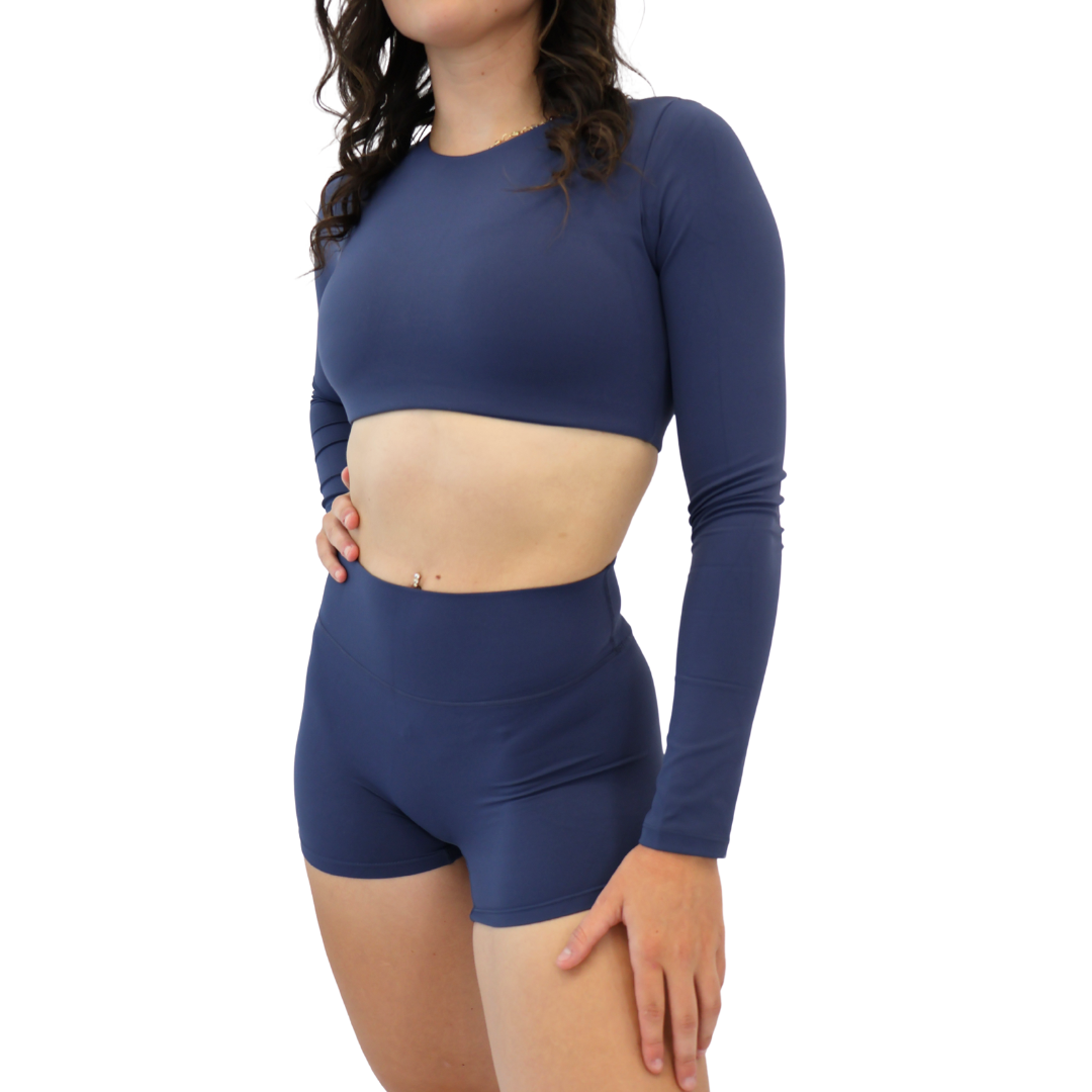 LONG SLEEVE CONTOUR CROP