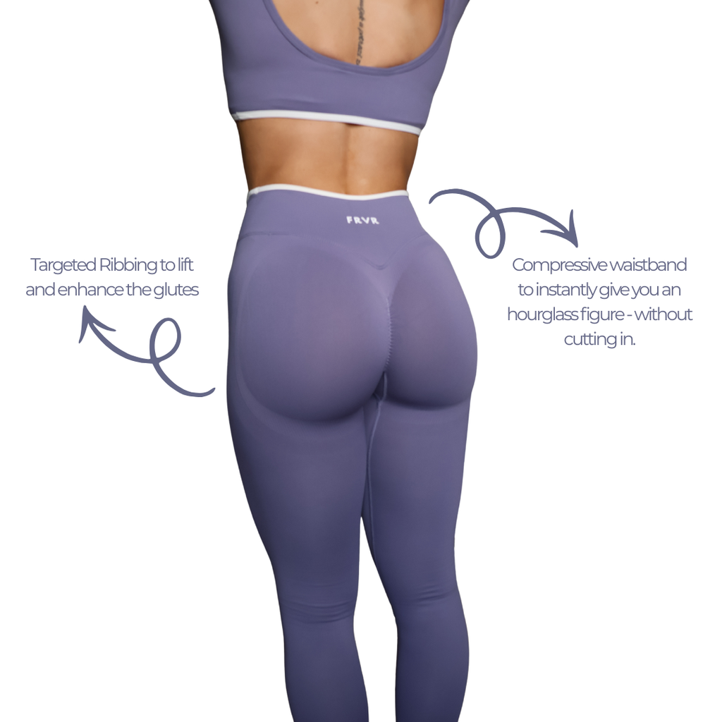 Seamless leggings with scrunch detailing and glute sculpting