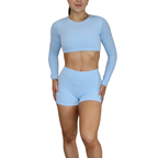 LONG SLEEVE CONTOUR CROP